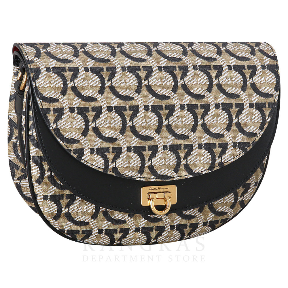 FERRAGAMO(USED)페레가모 21H986 간치니 PU 스몰 숄더백